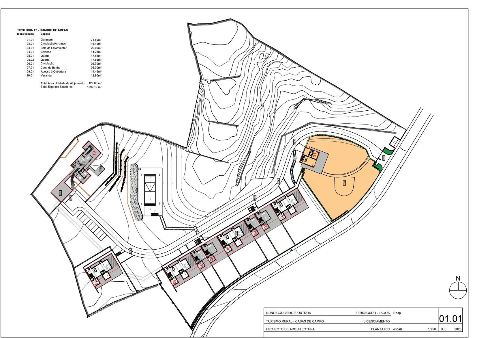 Lote- planta do Vale da Areia